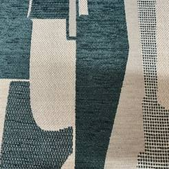 3132- Teal Pablo Abstract Chenille